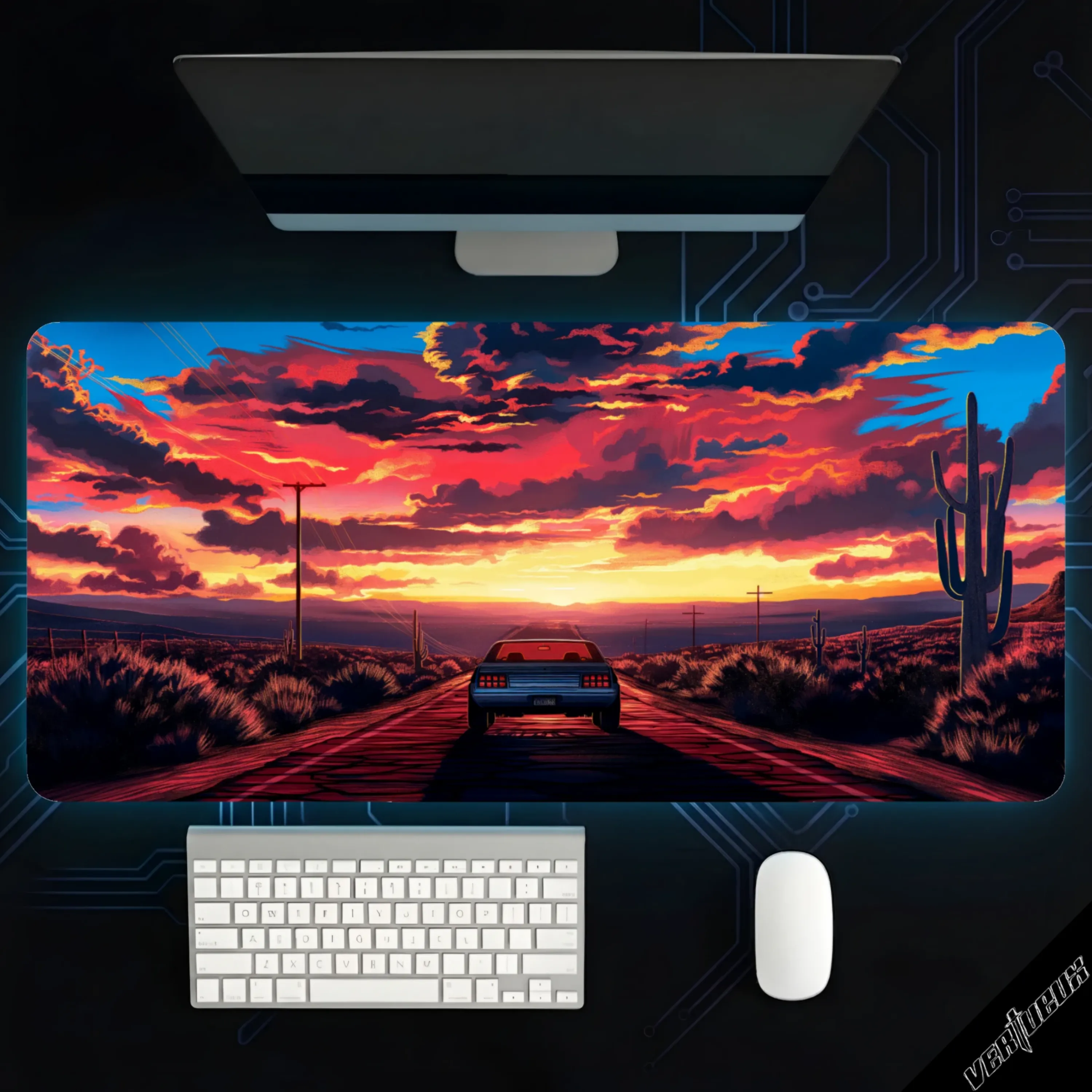 Car Kyron, 70x30 / 90x40 Mousepad